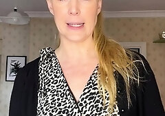 Gorgeous Mature Blonde Solo Masturbation