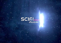 Sci-Fi Walls. Hump Cyborg Poking Sexy Gal in the Planet Base Station