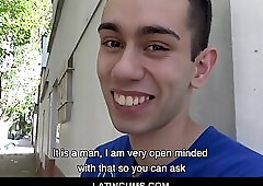 Latino Twink Fucked By Producer For Money POV