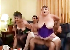 2 Hawt British Grannies Riding Jock & Wearing Corsets