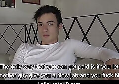 Amateur Latino Boy Brings Straight Friend Fuck For Cash POV