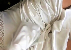 White nylon glide jack jizz