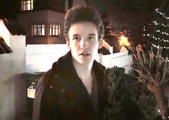 Curly-haired Czech slut power-fucked in a POV sauna movie