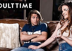ADULT TIME - Alison Rey Gives Stepson Jay Romero His Ultimate Fantasy - Her Pussy!
