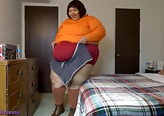SSBBW Brianna Velma's Fat Struggles - Bbw