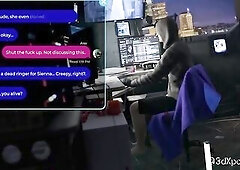 Neon Dreams hums with artificial twilight—a VIP lounge suspended in cyberspace, where holographic sakura petals dissolve into error messages. Lina