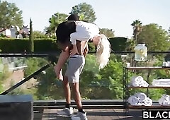 BLACKED Busy Blond Boss Lady Kay Ravishing Gets Worked Out By BBC