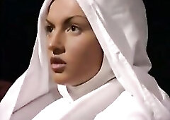 A nun in the cinema