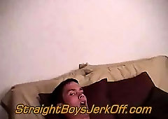 Fervent solo masturbating