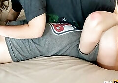 nerdy cutie sucks jock and gets drilled - POV Spunk fountain - Amateur Obscene Crave