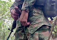 I jack off on a public road while I was on duty. Public places make me wild