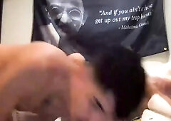 Horny American latina teen gets creampie after hard pounding