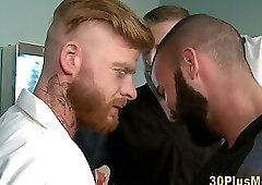 Gay doctor gets sucked and fucked