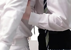 Bishop cum anoints ass