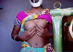 Sexy Bhabhi With Mask Naked Pressing Her Tits - Indian Hidden Cams