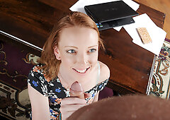 Stepdad creams Katy Kiss after fucking her pink fanny