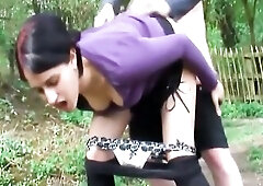 interracial amateur dogging outdoor