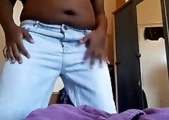 Gay strip, bear masturbation, gay cum