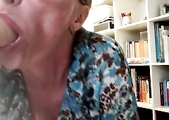 RubyRokkit the Librarian Screws in Library