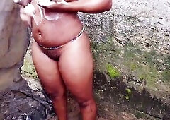 Afro hotty black enjoys the screw of her boyfriend