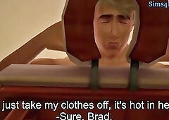 'it's more than just a Simple Massage!- Aston and Francis - SIMS 4