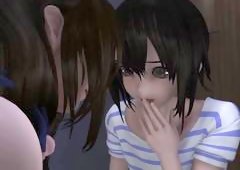 Futa Hottie Fucks Deep Her Lover's Cartoon Twat