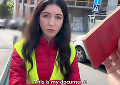 I seduce a hot bus conductor girl and invite her to my place for a satisfying fuck session