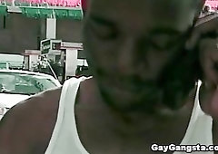 Black Ass Fucked By Huge Cocks