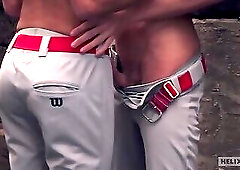 Behind the Dugout-Baseball Twinks