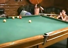 Russian Soldiers Play Pool in Nude