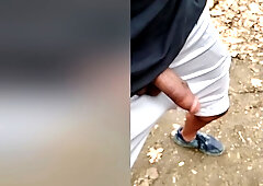 [slomo+piss] Out On A Hike With A Rock Hard Cock And A Full Blatter
