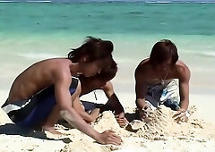 Amazing Asian homosexual boys in Best outdoor, threesomes JAV movie