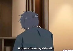 Anime mama with large breasts gives blow job and screwed (UNCENSORED)