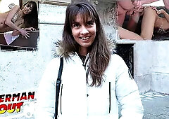 Skinny Long Legs Teen Lili Charmelle | Pickup and Rough Casting Fuck - German...