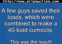 Naughty Guy Swallows Hard Dick