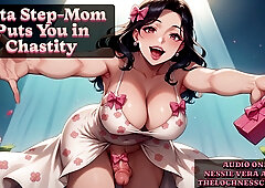 Step-mom Puts You In Chastity Erotic Audio
