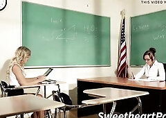 Magnificent Elexis Monroe and redhead Berlin eat every other out in advance of they begin rubbing and tribbing their hawt and hirsute twats.