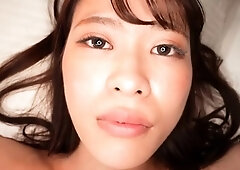 First hardcore anal threesome for skinny Oriental slut