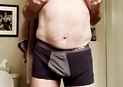 Gorgeous parent disrobes, wanks, showers and penetrates fuckbox PART 1