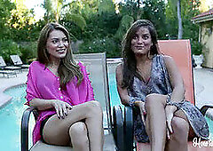 Big bra sex, tits bra cleavage, kissing