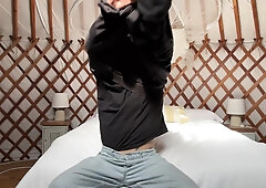 I arrived at my outdoor cabin and thought I need to break the couch in