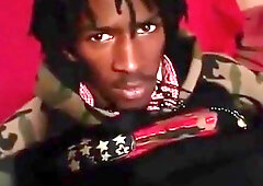 Highly Meaty Pipe Black Pours Out With Helping Arm