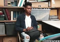 Ebony teen shoplifter