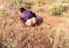 Indian Aunty Caught And Fucked Outdoor