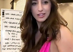Christina Khalil teases with dildo blowjob in sensual 60fps moments