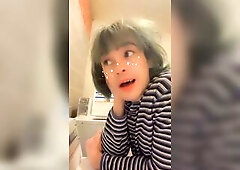 delightsome shemale pees in washing machine (wicked pee diary #1)