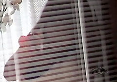 Girl with sexy panties gets caught by spy in video