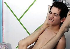 Conner Bradley bouncing on he hard cock of Giovanni Lovell