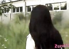 Type of experimental stuff:me,my girlfriend,a remote controlled sex-toy,her twat and a walk outside...