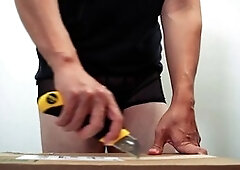Masturbation cup, guy fucked, giant cocks